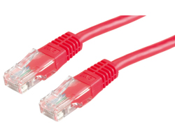Roline VALUE UTP mrežni kabel Cat.6, 0.5m, crveni
