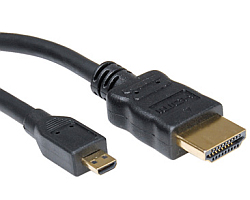 Roline HDMI kabel sa mrežom, TIP A (M) - TIP D (M) (micro), 2.0m
