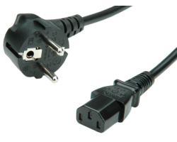 Roline VALUE naponski kabel, ravni IEC320 C13, 1.8m, crni