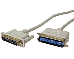 Roline paralelni printer kabel, DB25 - C36, M/M, 1.8m, sivi