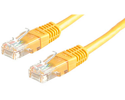 Roline UTP mrežni kabel Cat.5e, 0.5m, žuti