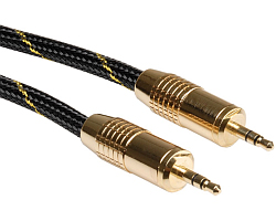 Roline GOLD Audio kabel 3.5mm Stereo, M/M, 2.5m