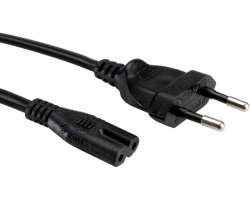 Roline VALUE naponski kabel 2-polni, IEC320 C7, 3.0m, crni