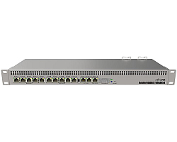 Mikrotik RouterBOARD RB1100AHx4, Annapurna Alpine AL21400 Cortex A15 CPU (4-cores, 1.4GHz/core), 1GB RAM, 13xGbit LAN, RouterOS L6, 1U rackmount kući&scaron;te, Dual PSU