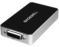 Magewell USB Capture DVI Plus, USB3.0 DONGLE, 1-channel DVI, DVI/VGA/YPbPr/CVBS with loop-through out, plus extra audio mic in/out, Plug and Play, Windows/Linux/Mac (32080)