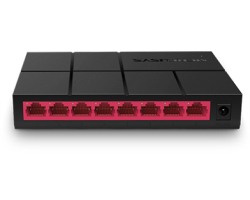 Mercusys 8-port Gigabit mini Desktop preklopnik (Switch), 8&times;10/100/1000M RJ45 ports, plastično kući&scaron;te
