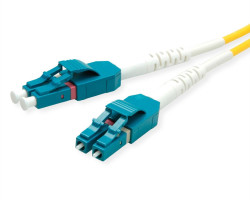 Roline optički kabel 9/125µm LC-LC singlemode Duplex, LSOH, 15m, žuti
