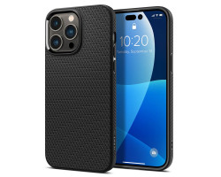 Spigen Liquid Air, za&scaron;titna maska za telefon, mat crna - iPhone 14 Pro