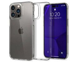 Spigen Air Skin Hybrid, za&scaron;titna maska za telefon, prozirna - iPhone 15 Pro Max (ACS06554)