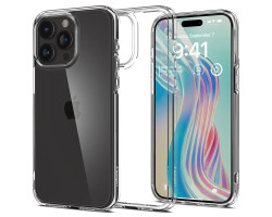 Spigen Ultra Hybrid, za&scaron;titna maska za telefon, prozirna - iPhone 15 Pro (ACS06707)
