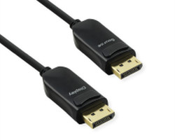 Roline VALUE DisplayPort kabel v1.4 (AOC), M/M,20m, crni