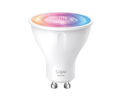 TP-Link Tapo Smart Wi-Fi Spotlight vi&scaron;ebojna žarulja GU10, 350lm, 2,200 K do 6,500 K, dimabilna, glasovna kontrola (Amazon Alexa &amp; Google Assistant)