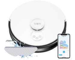 TP-Link Tapo RV30 robotski usisivač i perač, LiDAR+Gyro Navigation, 5000 mAh, 400ml Dustbin, 300ml Water Tank, WiFi/Bluetooth, Home/Alexa, Tapo APP