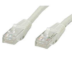 Roline VALUE UTP mrežni kabel Cat.5e, 0.5m sivi