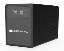 Green Cell UPS (UPSLPPC800) 1200VA/800W, Pure Sinusoid, Line Interactive AVR, LCD