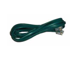 Telefonski kabel RJ12, 1.5m, zeleni (bulk)